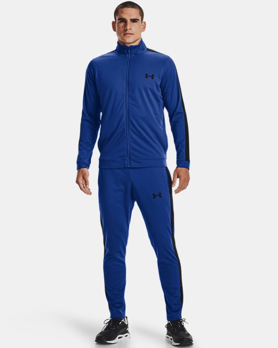 Men's UA Knit Track Suit, Blue, pdpMainDesktop image number 0